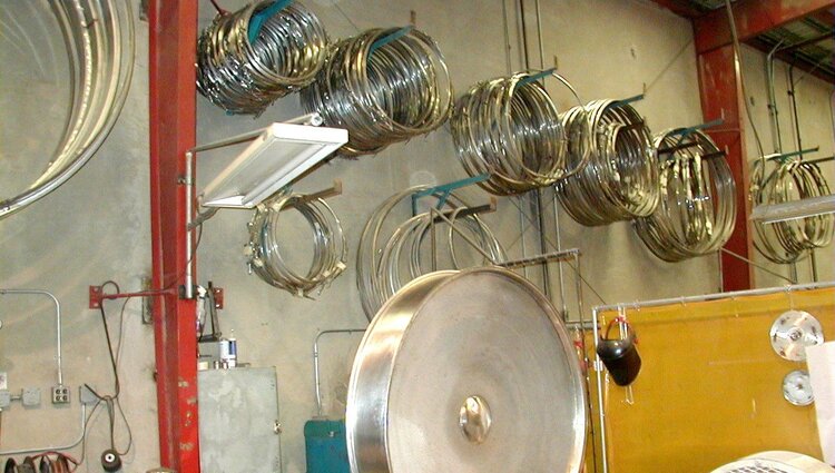 Replacement clamp rings and parts on wall